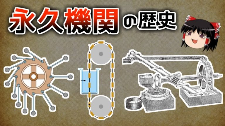 【ゆっくり解説】永久機関はなぜできないのか？をまとめてみた